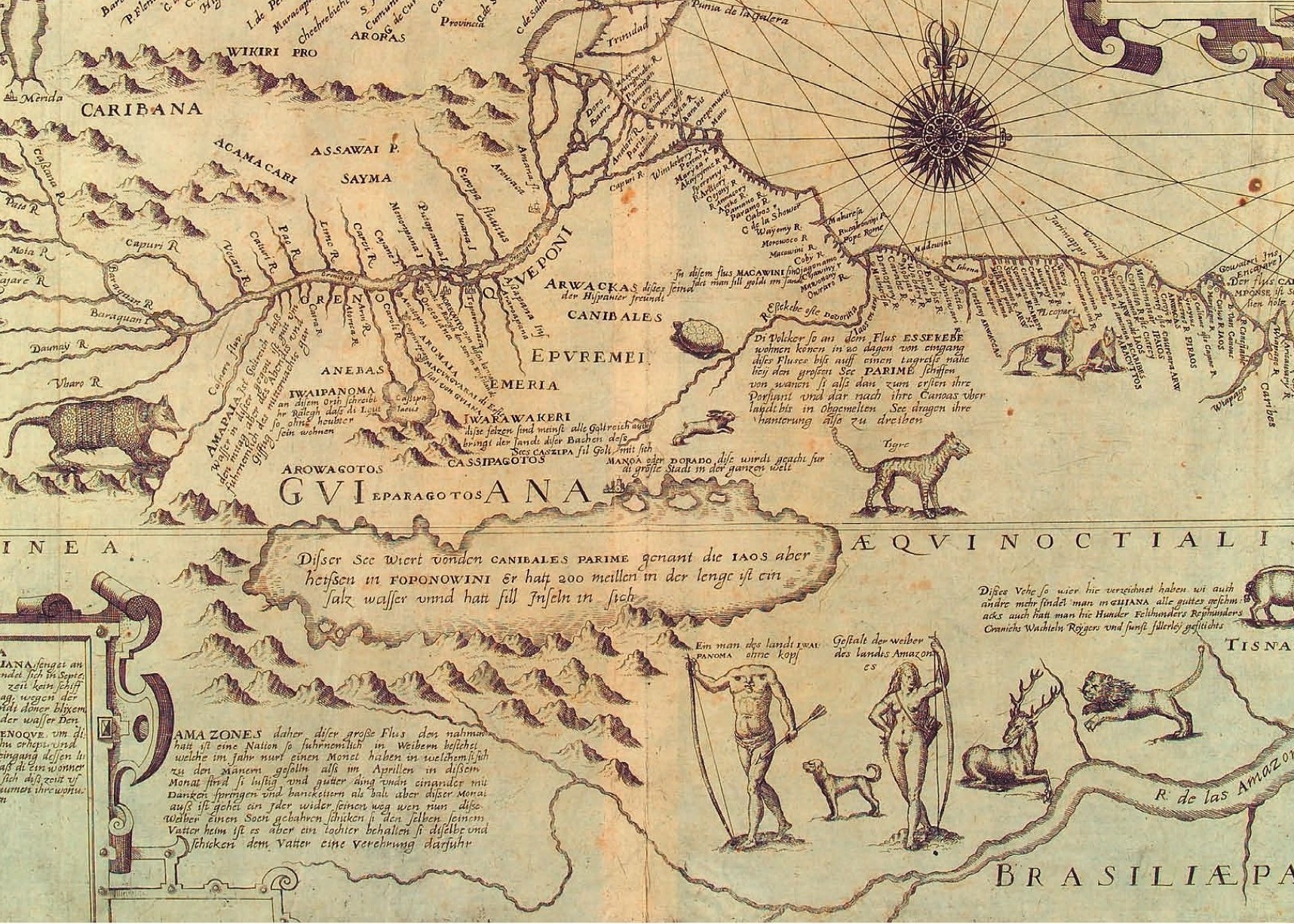 mappa 1600 America Latina