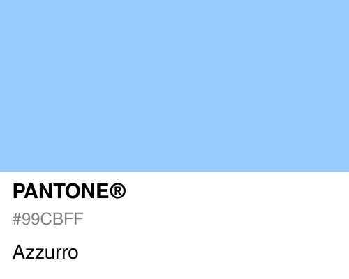 Pantone Azzurro
