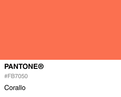 Pantone Corallo