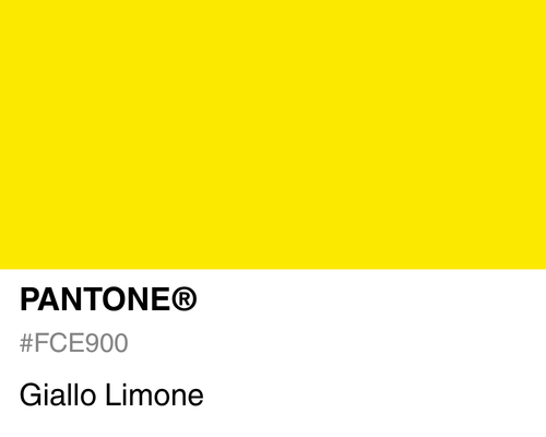 Pantone Giallo Limone
