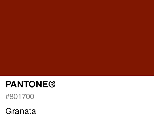 Pantone Granata