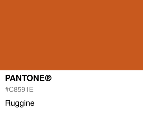 Pantone Ruggine