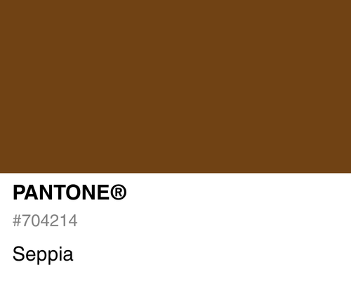 Pantone Seppia