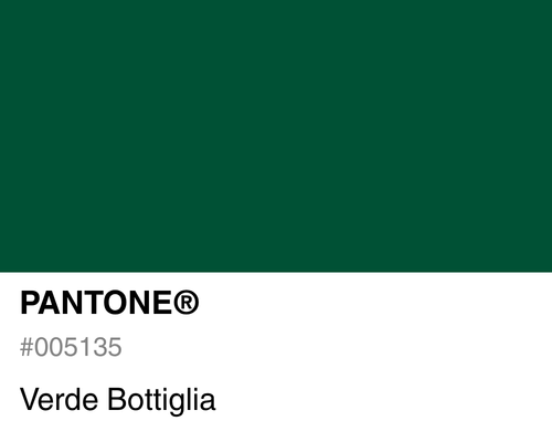 Pantone Verde Bottiglia