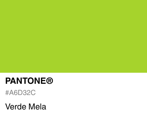 Pantone Verde Mela
