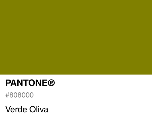 Pantone Verde Oliva
